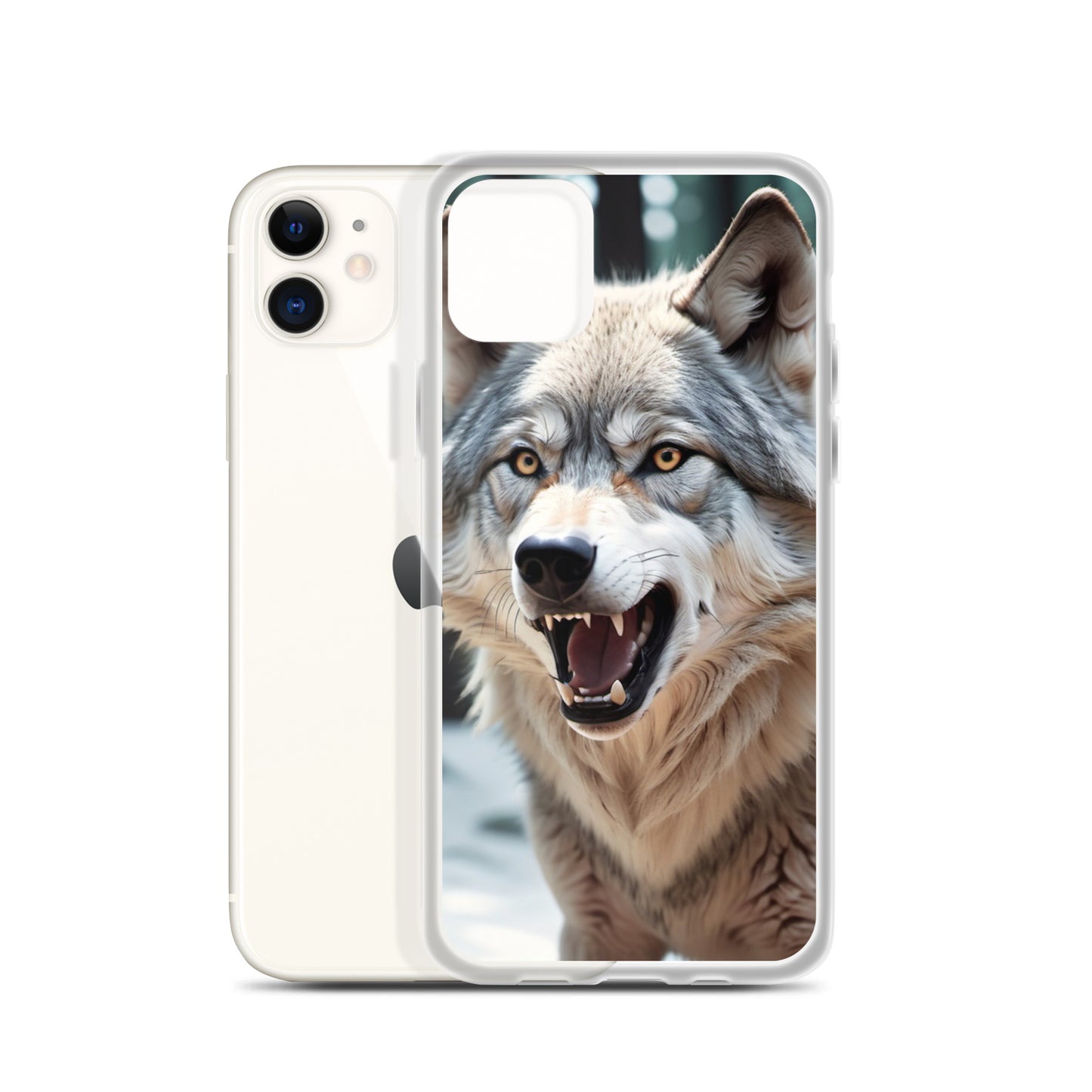 Fierce Wolf iPhone 13 Case – Compatible with iPhone 11, iPhone 16 Pro & More