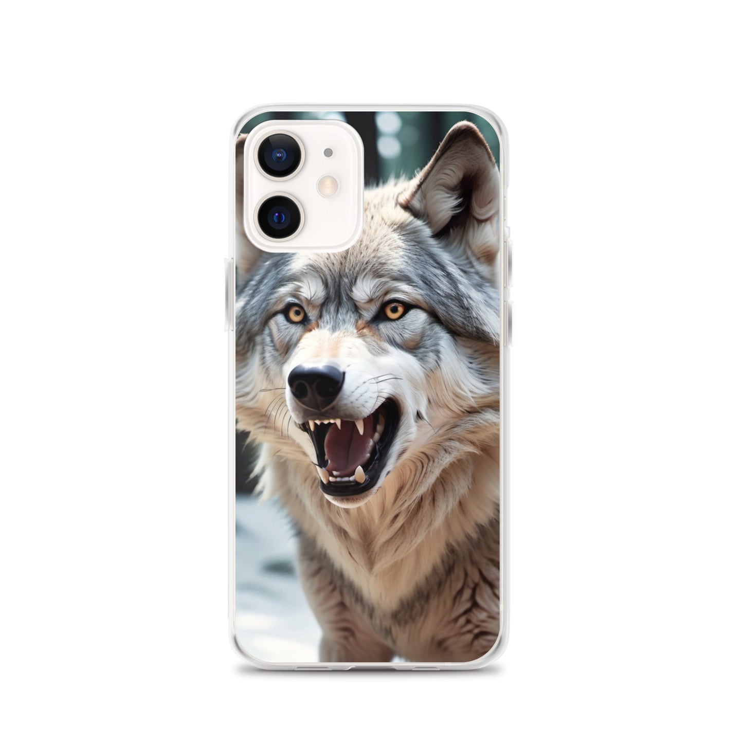 Fierce Wolf iPhone 13 Case – Compatible with iPhone 11, iPhone 16 Pro & More iPhone 12