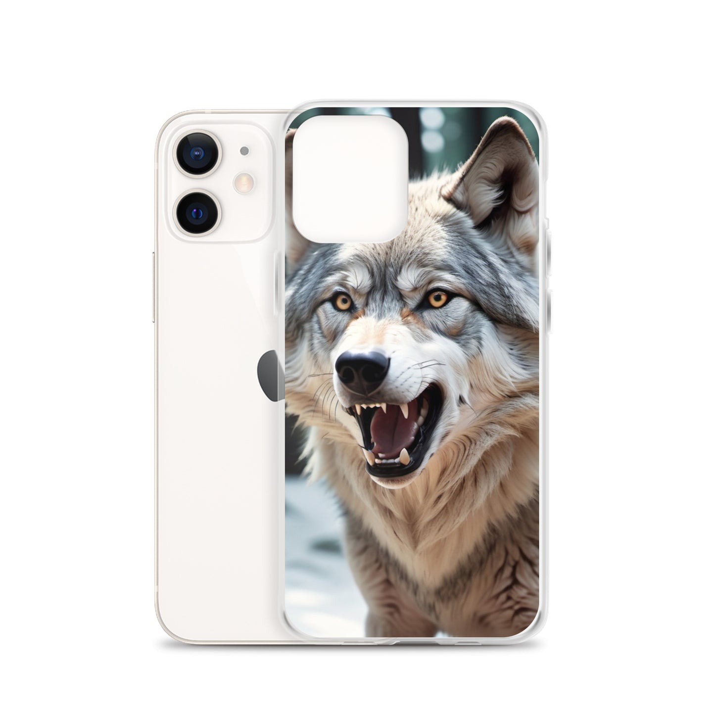 Fierce Wolf iPhone 13 Case – Compatible with iPhone 11, iPhone 16 Pro & More