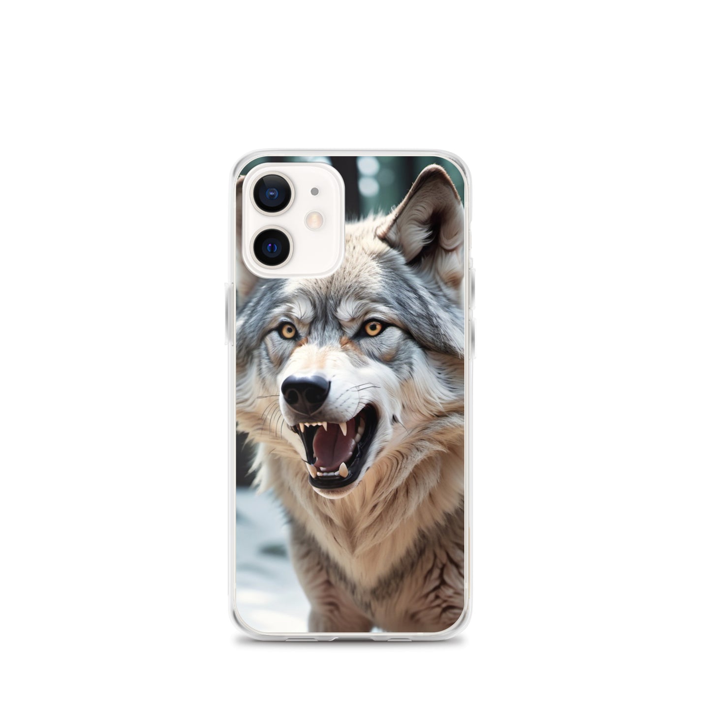 Fierce Wolf iPhone 13 Case – Compatible with iPhone 11, iPhone 16 Pro & More iPhone 12 mini