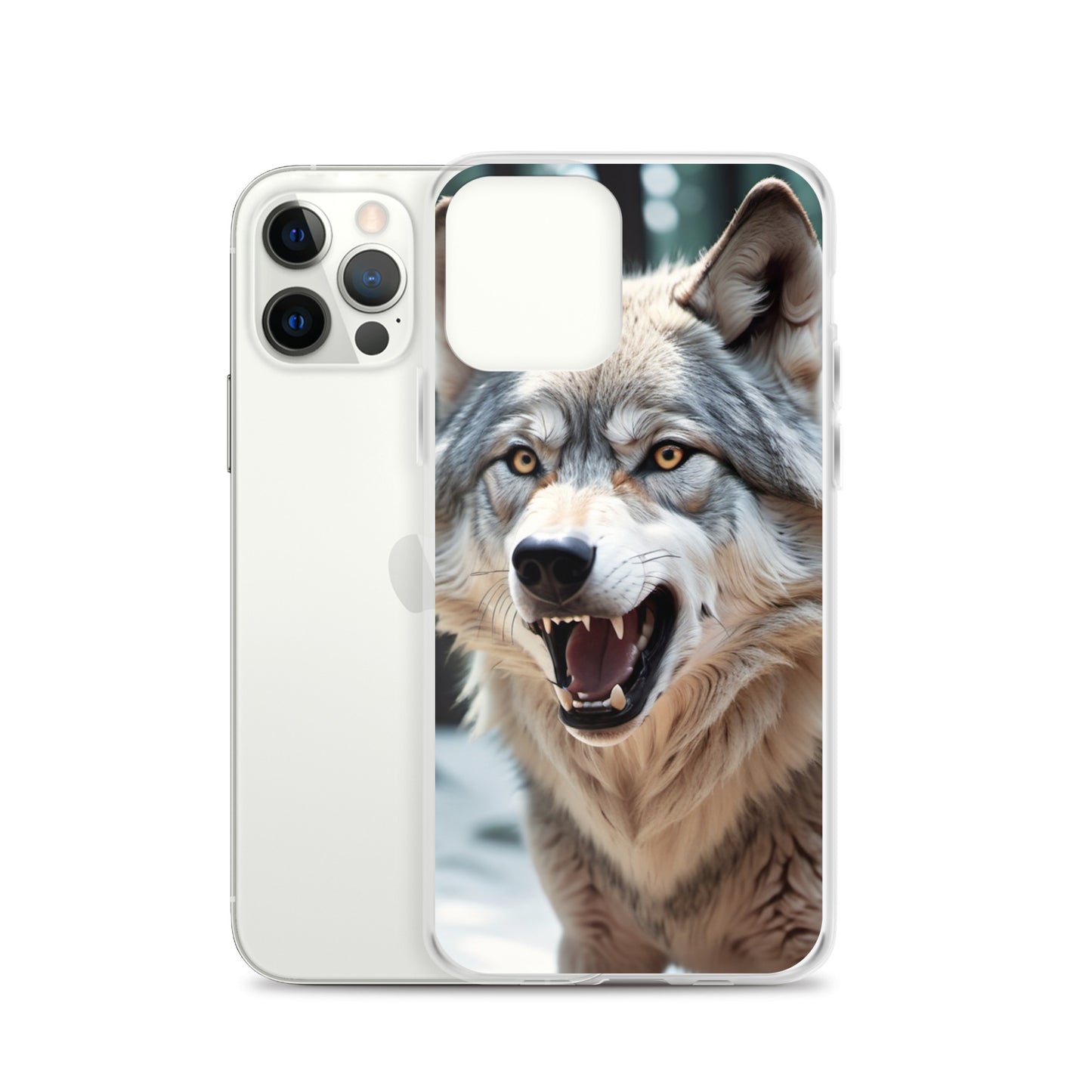 Fierce Wolf iPhone 13 Case – Compatible with iPhone 11, iPhone 16 Pro & More