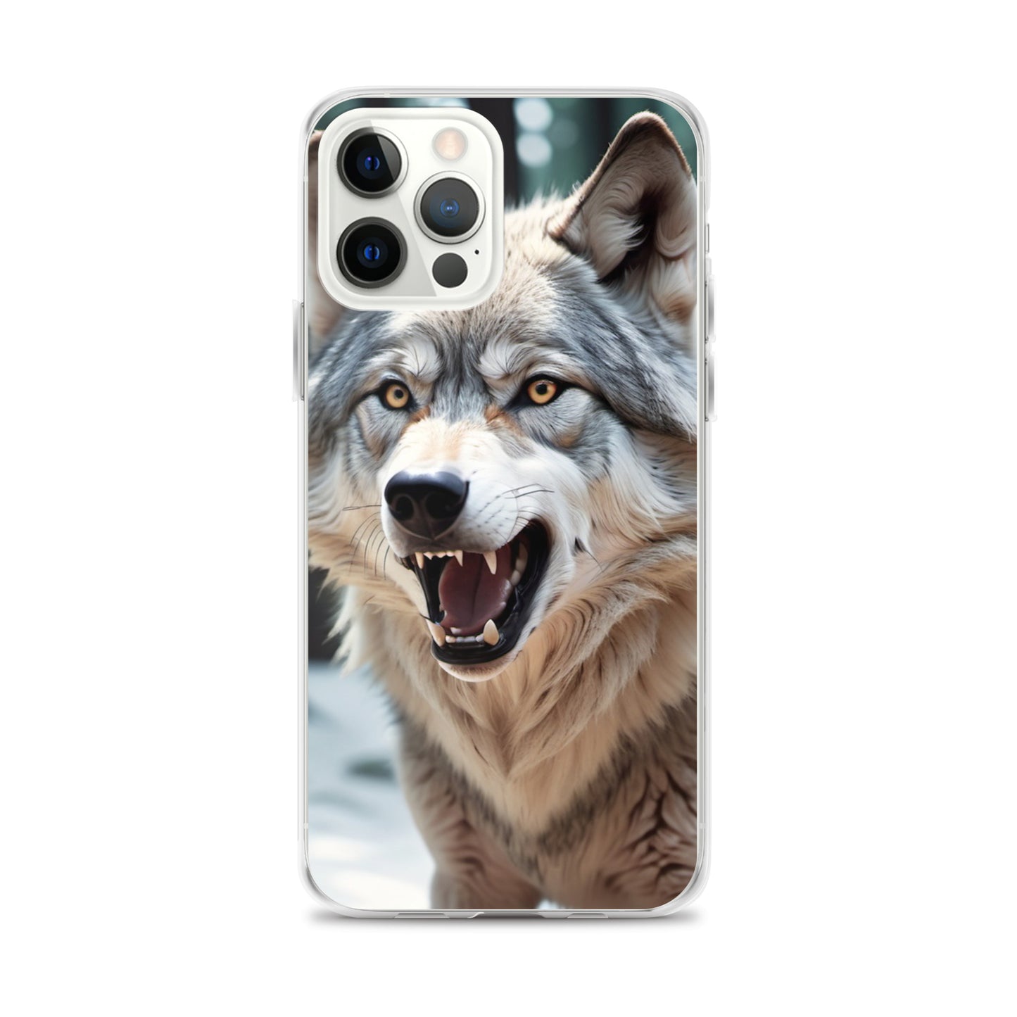 Fierce Wolf iPhone 13 Case – Compatible with iPhone 11, iPhone 16 Pro & More iPhone 12 Pro Max