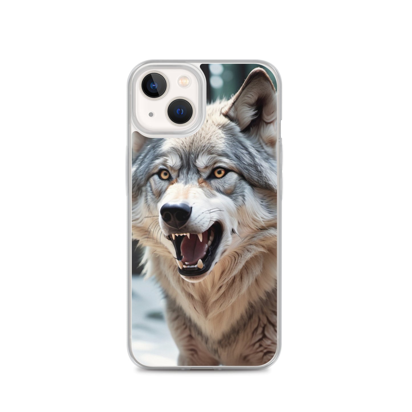 Fierce Wolf iPhone 13 Case – Compatible with iPhone 11, iPhone 16 Pro & More iPhone 13