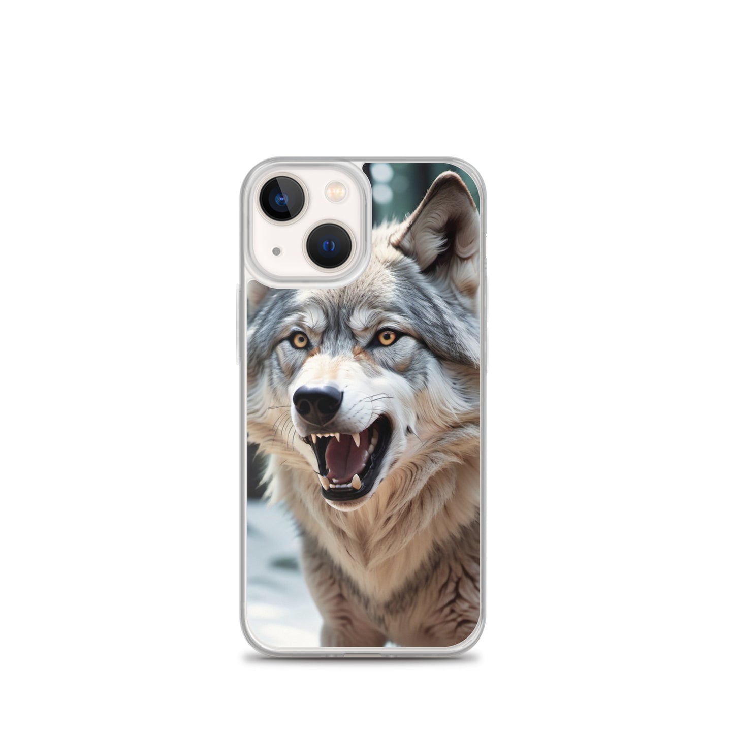 Fierce Wolf iPhone 13 Case – Compatible with iPhone 11, iPhone 16 Pro & More iPhone 13 mini