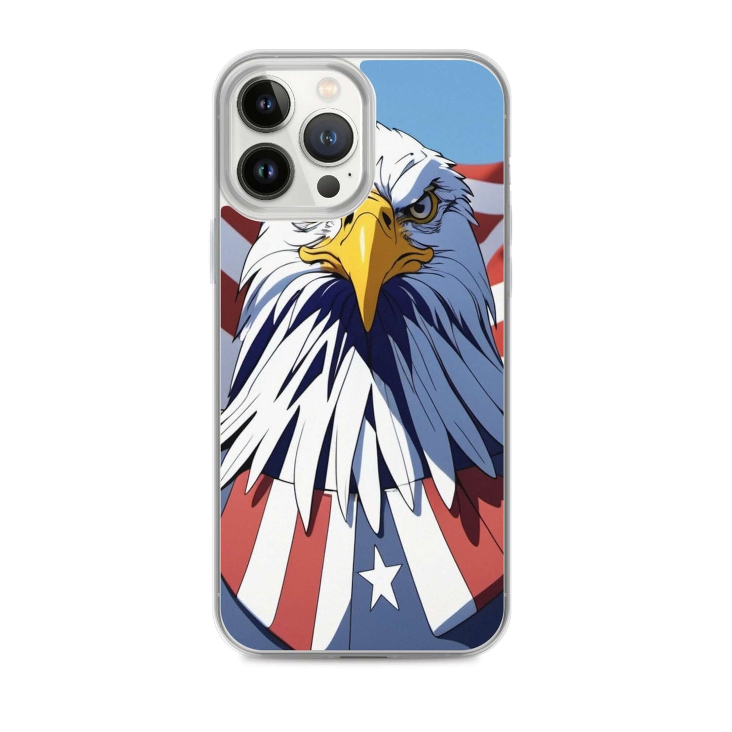 🦅 Superficient iPhone 15 Plus Case: Cartoon Bald Eagle Design (Fits iPhone 7–16) iPhone 13 Pro Max