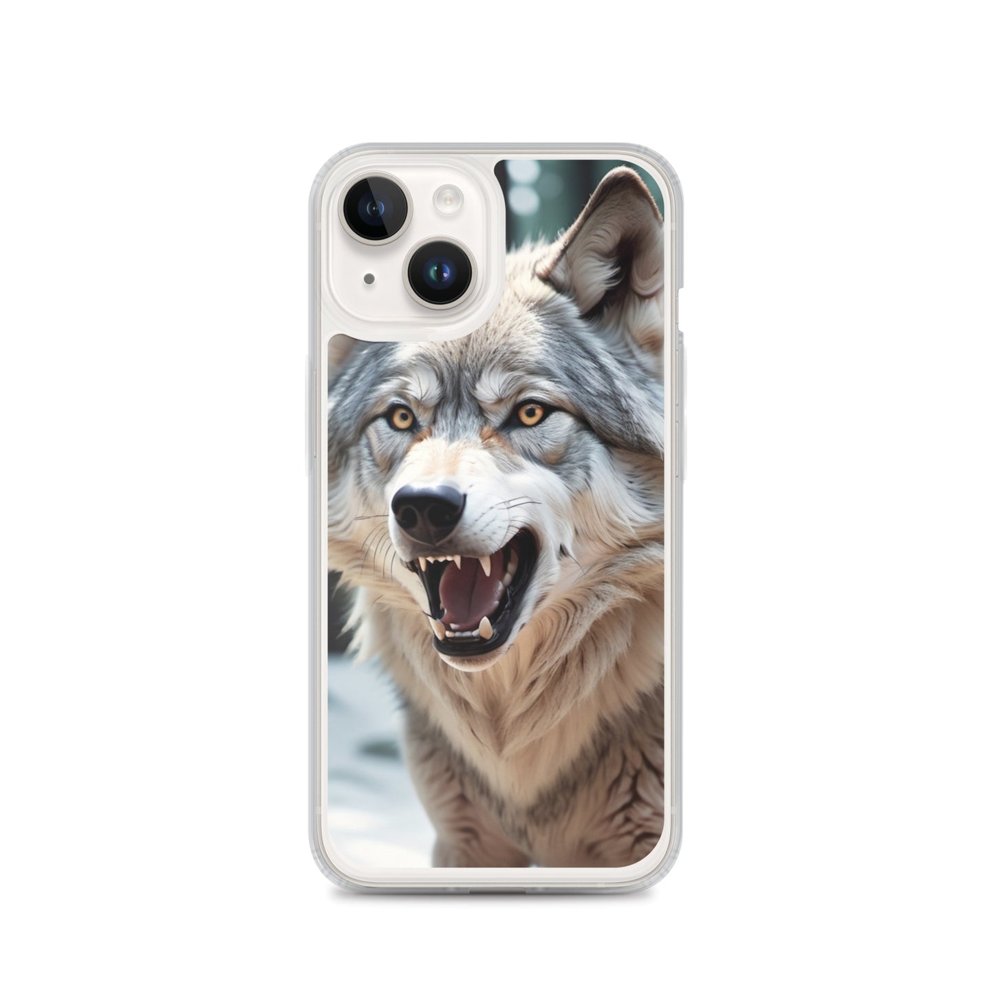 Fierce Wolf iPhone 13 Case – Compatible with iPhone 11, iPhone 16 Pro & More iPhone 14