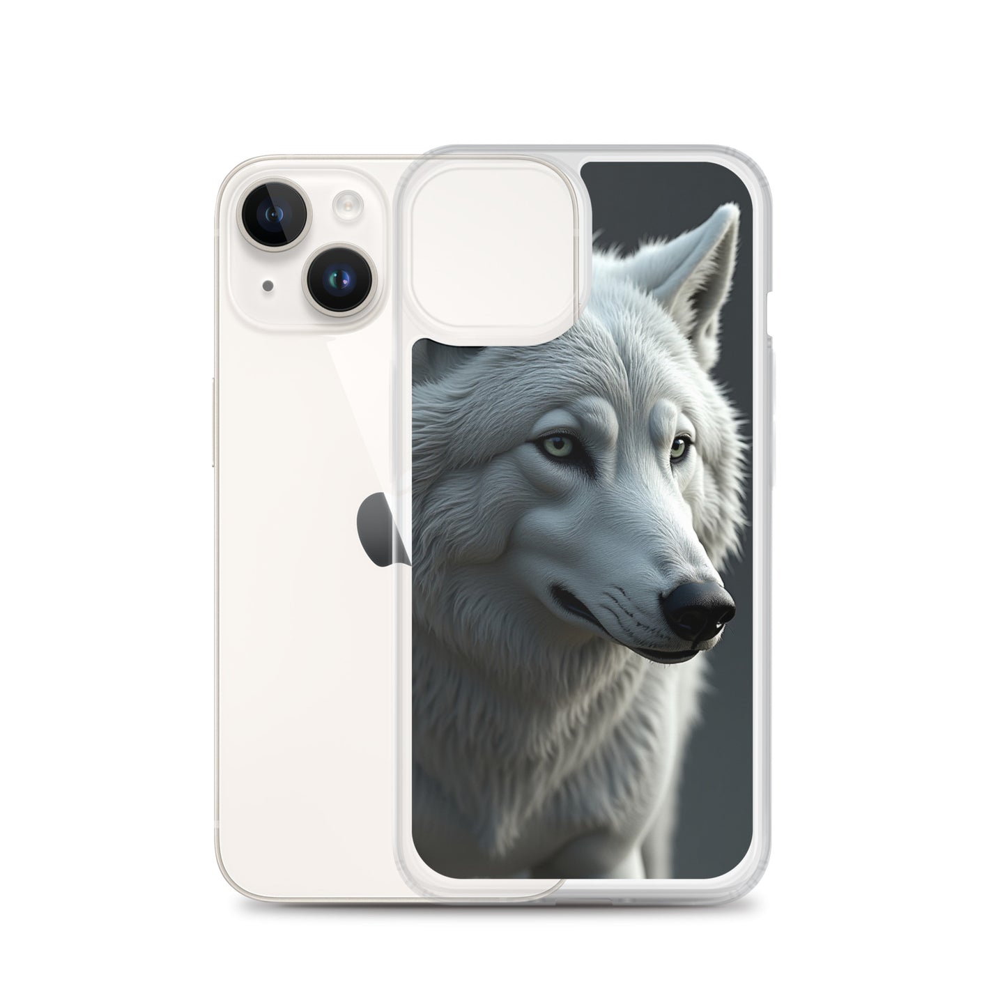 Superficient iPhone 12 Pro Max Case – Majestic Arctic Wolf Design (Fits iPhone 7–16)