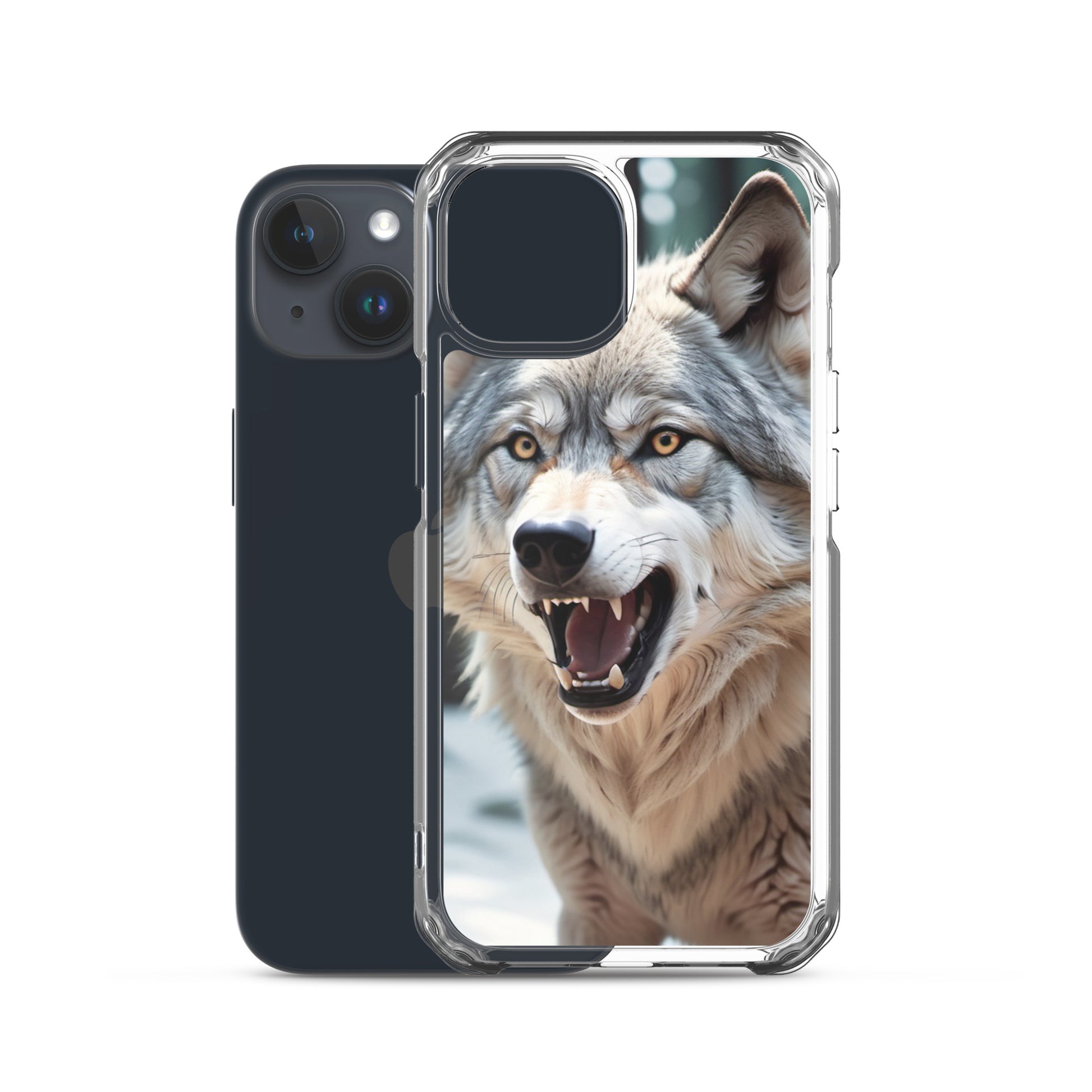 Fierce Wolf iPhone 13 Case – Compatible with iPhone 11, iPhone 16 Pro & More