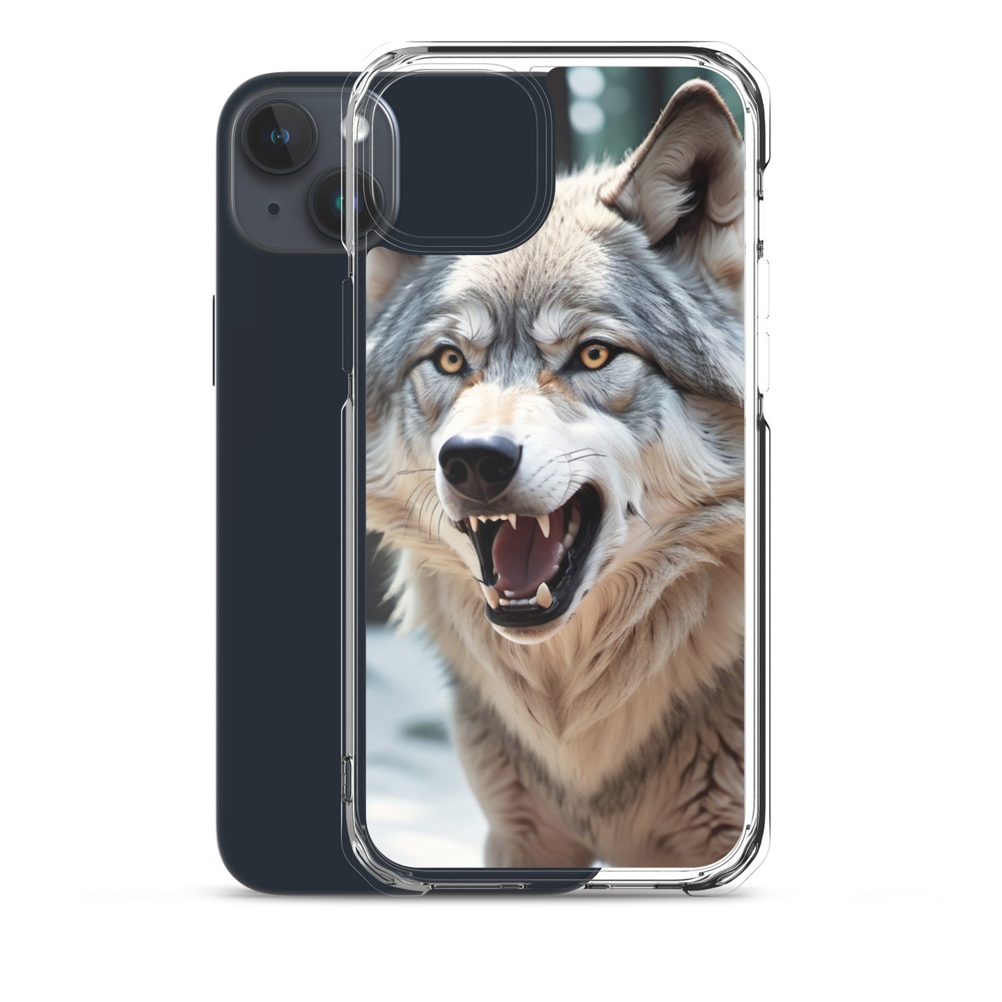 Fierce Wolf iPhone 13 Case – Compatible with iPhone 11, iPhone 16 Pro & More
