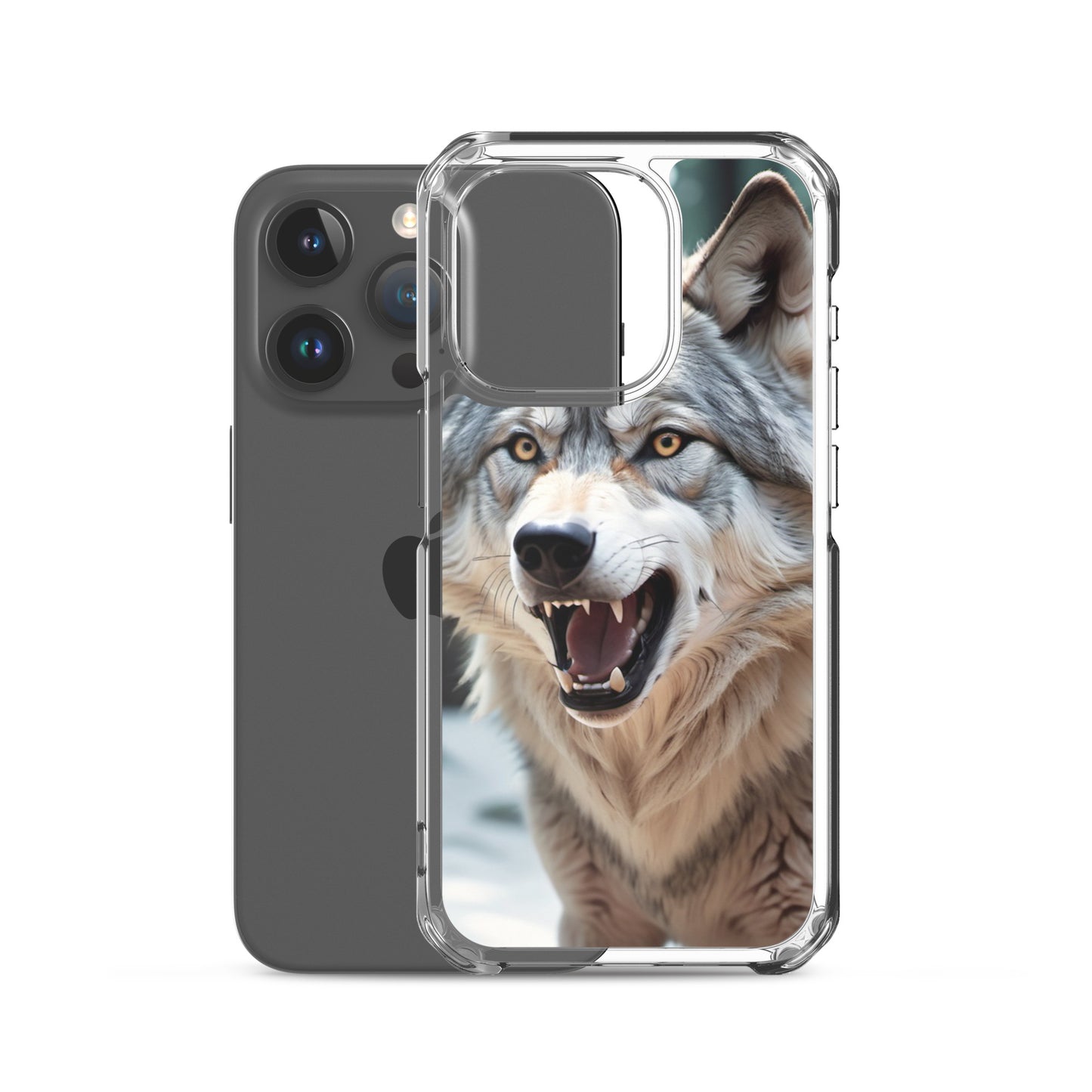 Fierce Wolf iPhone 13 Case – Compatible with iPhone 11, iPhone 16 Pro & More