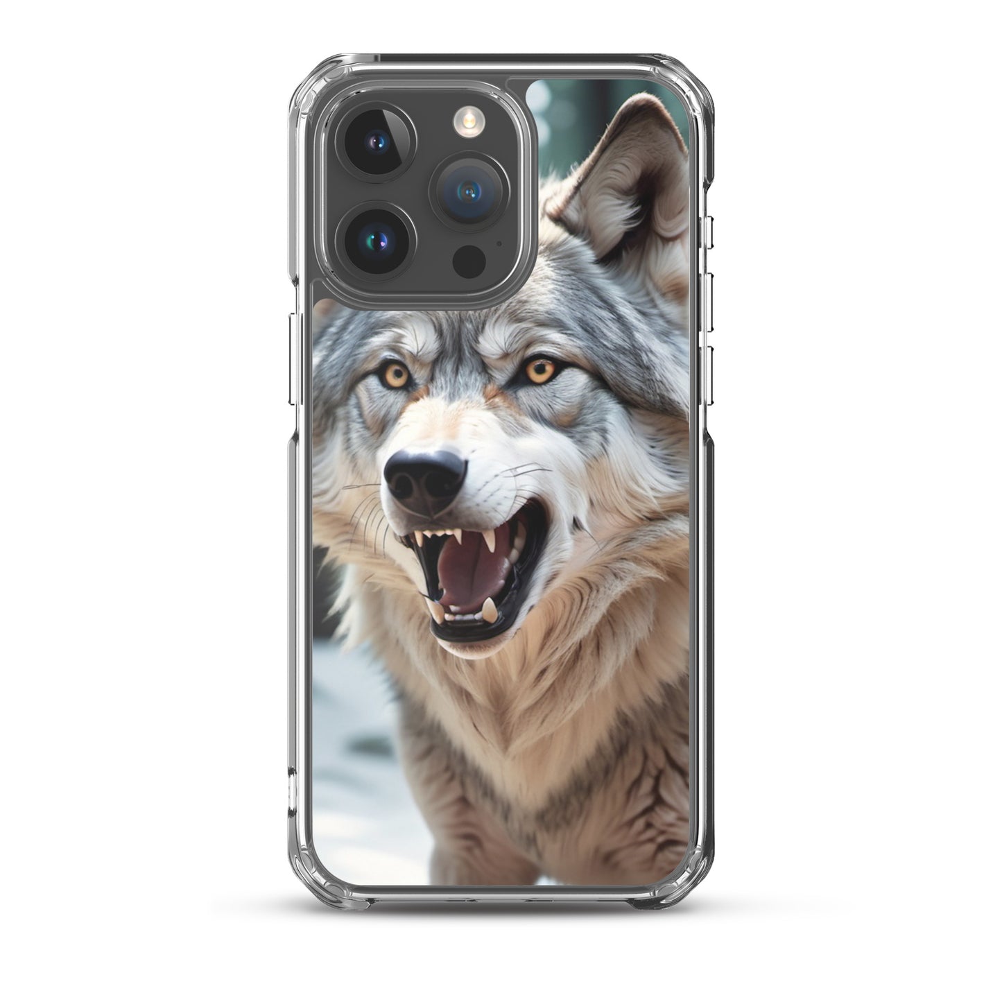 Fierce Wolf iPhone 13 Case – Compatible with iPhone 11, iPhone 16 Pro & More iPhone 15 Pro Max