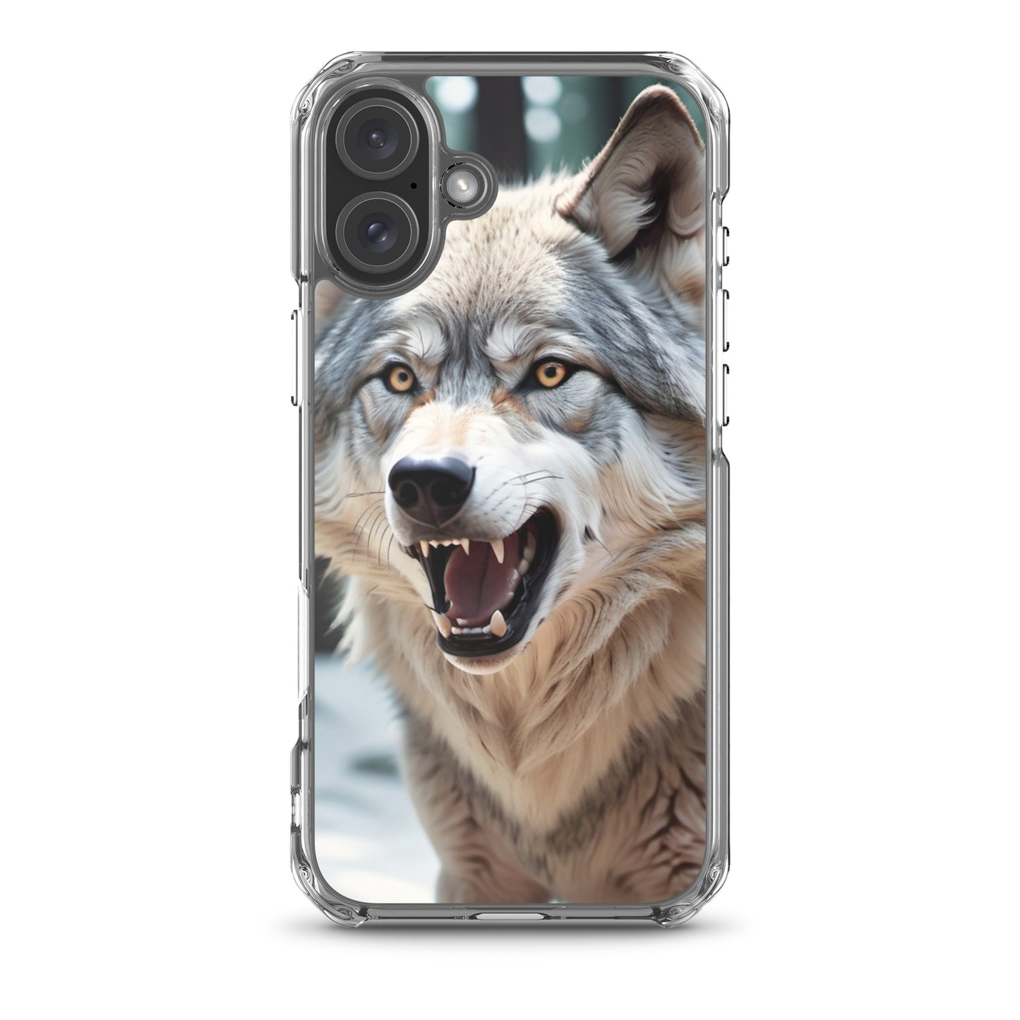 Fierce Wolf iPhone 13 Case – Compatible with iPhone 11, iPhone 16 Pro & More iPhone 16 Plus