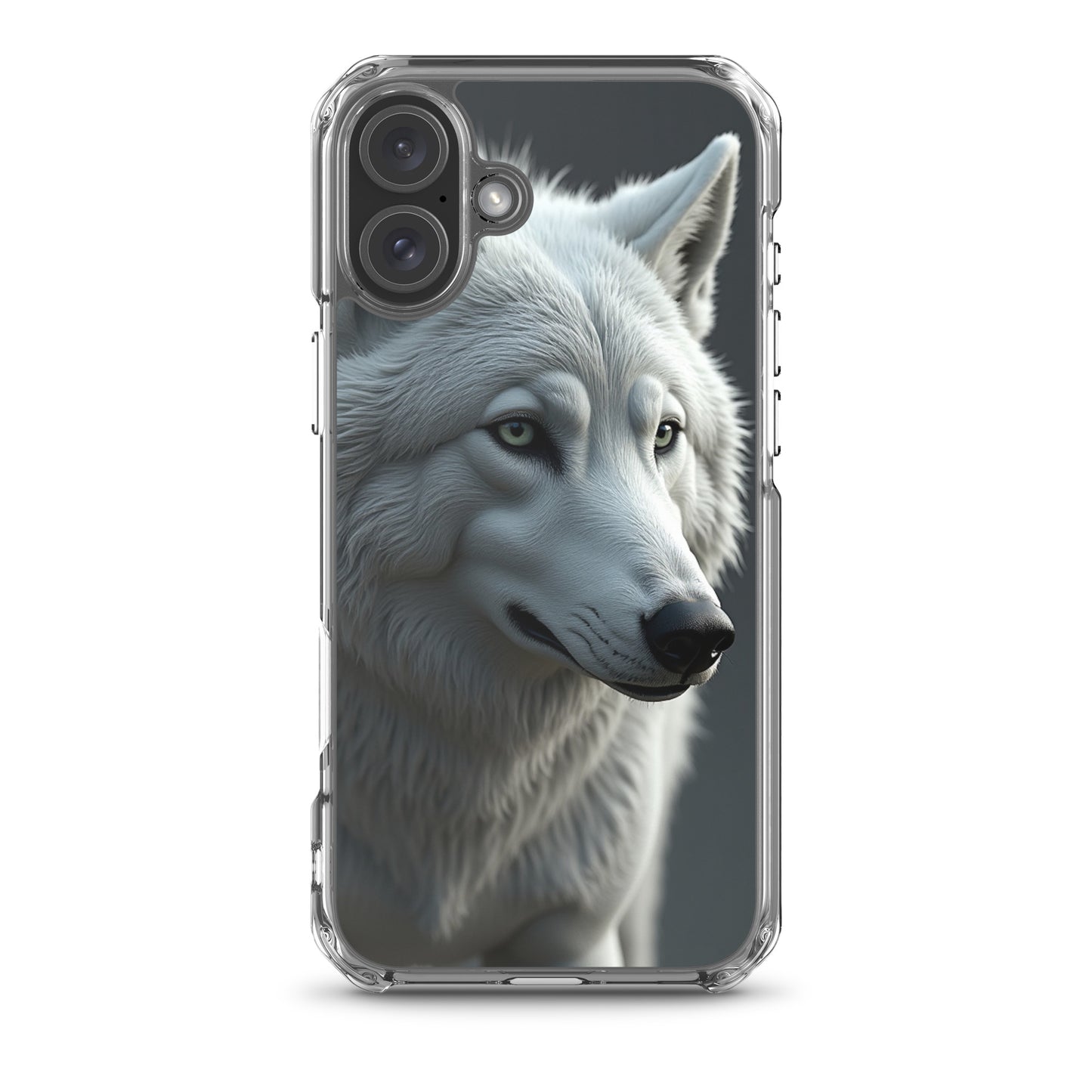 Superficient iPhone 12 Pro Max Case – Majestic Arctic Wolf Design (Fits iPhone 7–16) iPhone 16 Plus