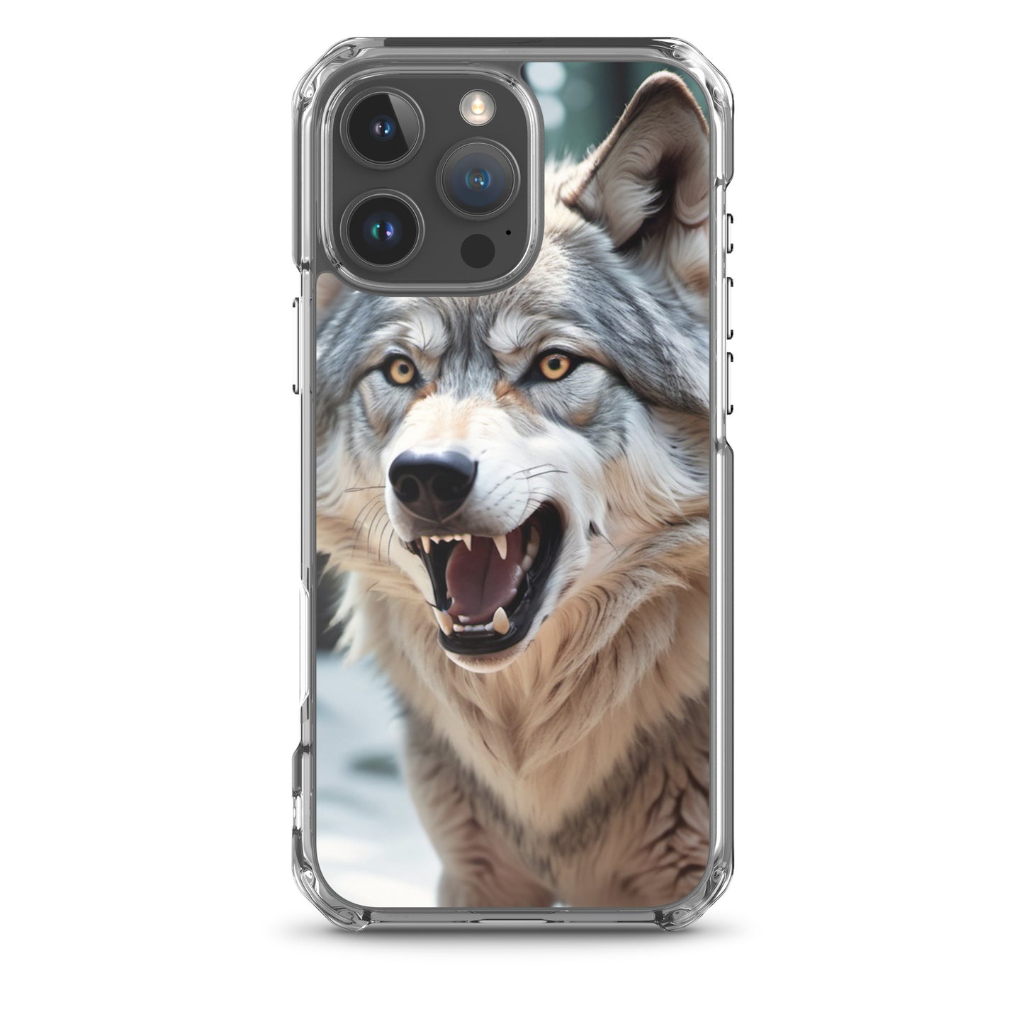 Fierce Wolf iPhone 13 Case – Compatible with iPhone 11, iPhone 16 Pro & More iPhone 16 Pro Max