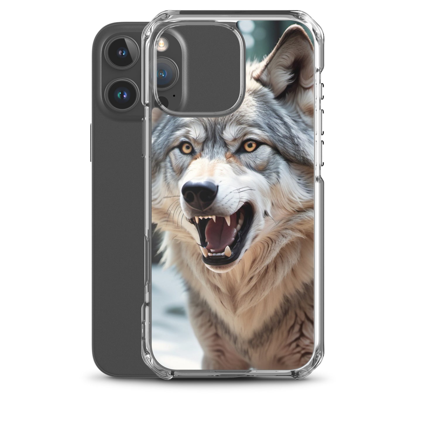 Fierce Wolf iPhone 13 Case – Compatible with iPhone 11, iPhone 16 Pro & More
