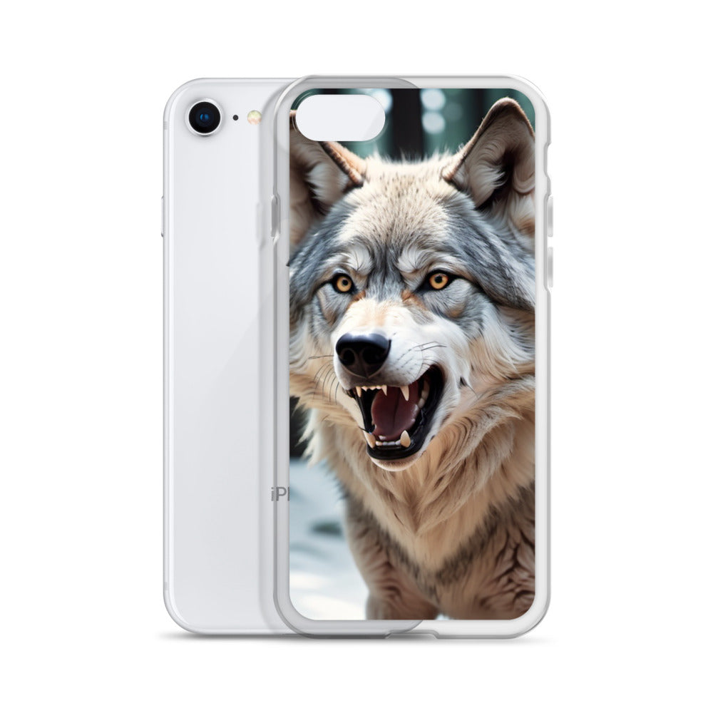 Fierce Wolf iPhone 13 Case – Compatible with iPhone 11, iPhone 16 Pro & More