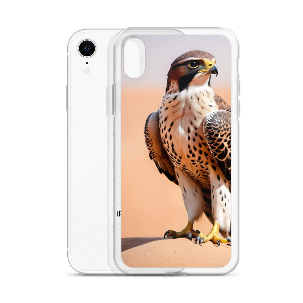 iPhone 14 Plus Case Featuring Falcon Design – Bold Nature Meets Premium Protection