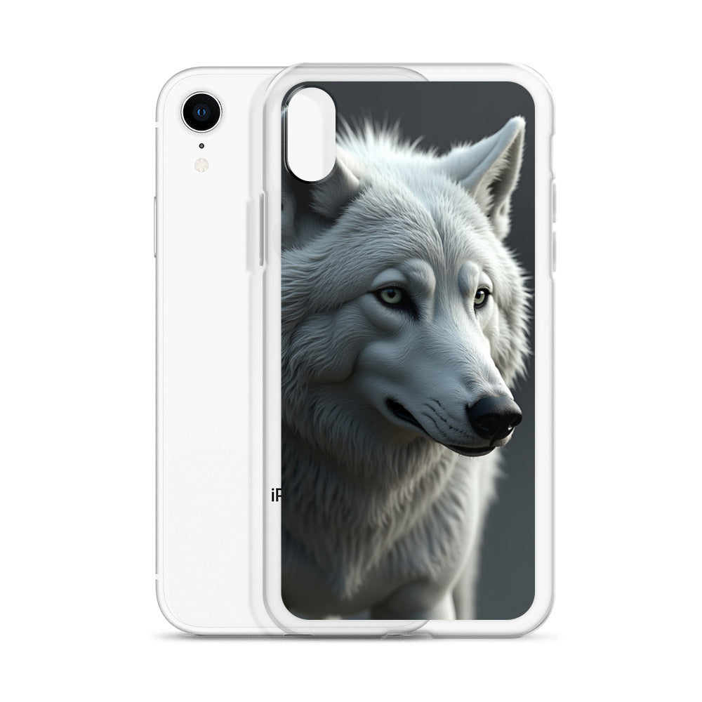 Superficient iPhone 12 Pro Max Case – Majestic Arctic Wolf Design (Fits iPhone 7–16)