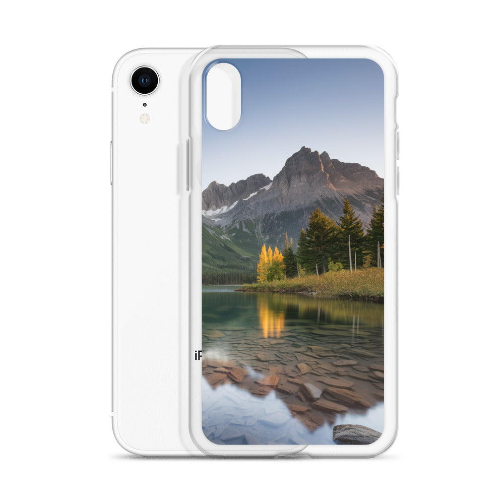 iPhone 12 Pro Max Case – Mountain Lake Design | Fits iPhone 7 to 16