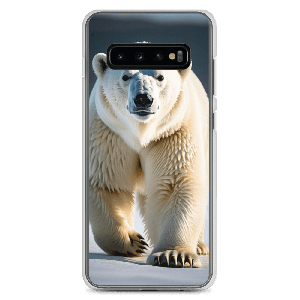 S23 Ultra Case – Polar Bear Design | Fits Galaxy S10 to S25 (Plus & Ultra) Samsung Galaxy S10+