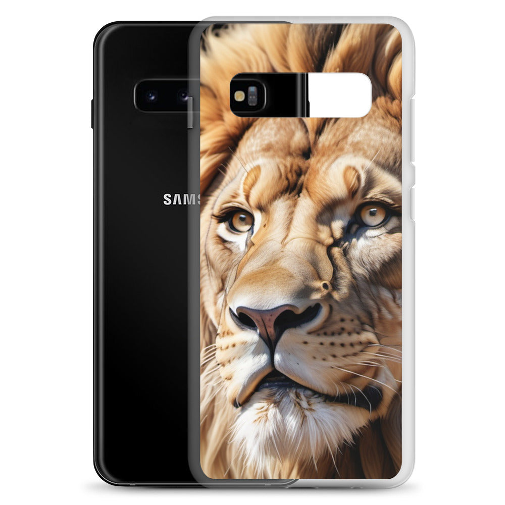🦁 S24 Ultra Case – Majestic Lion Design | Fits Samsung Galaxy S10 to S25 (Plus & Ultra Included)