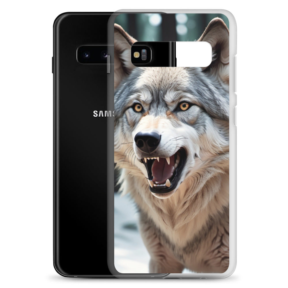 🐺 S24 Ultra Case – Fierce Wolf Design | Fits Samsung Galaxy S10 to S25 (Plus & Ultra Included)