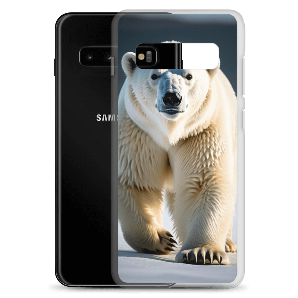 S23 Ultra Case – Polar Bear Design | Fits Galaxy S10 to S25 (Plus & Ultra)