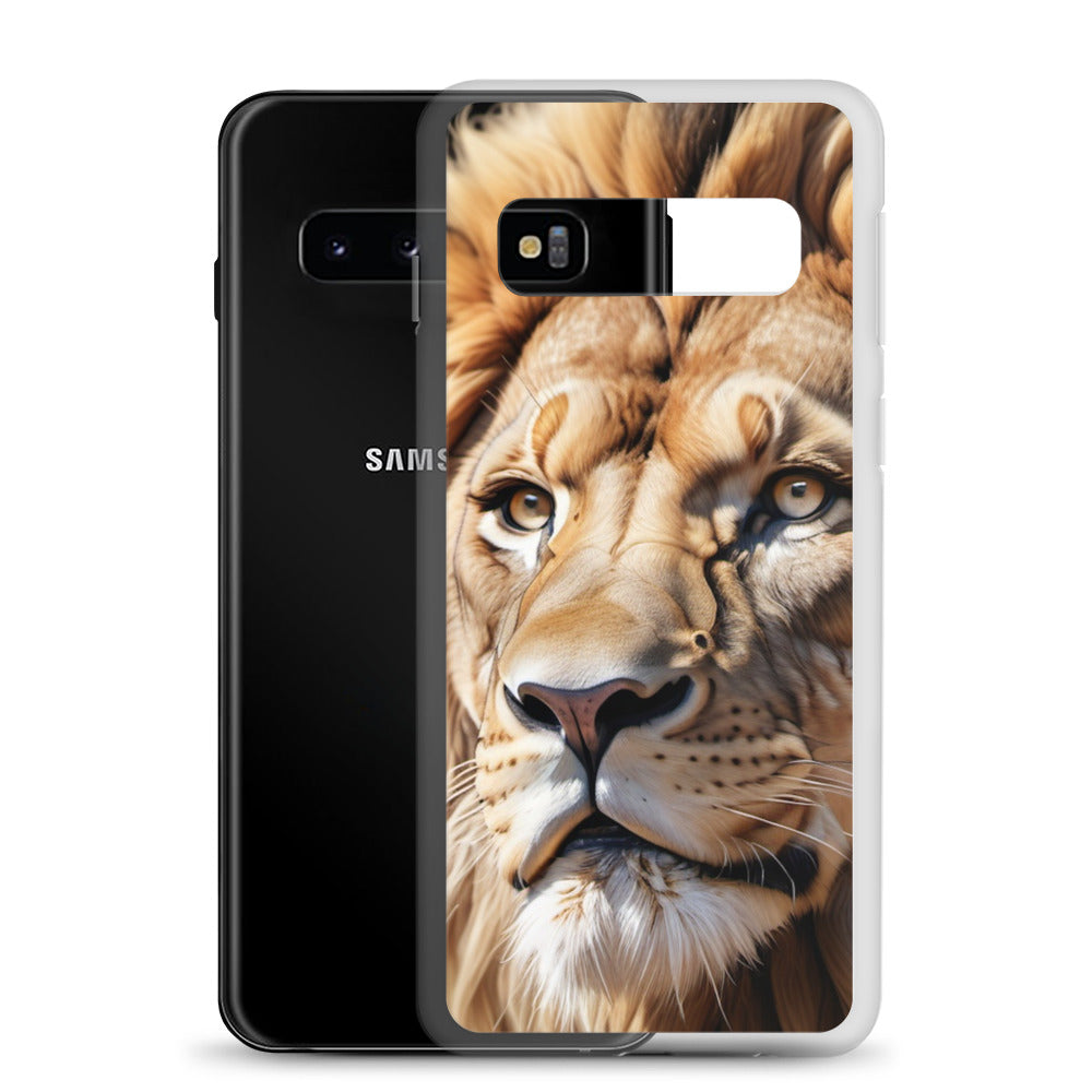 🦁 S24 Ultra Case – Majestic Lion Design | Fits Samsung Galaxy S10 to S25 (Plus & Ultra Included)