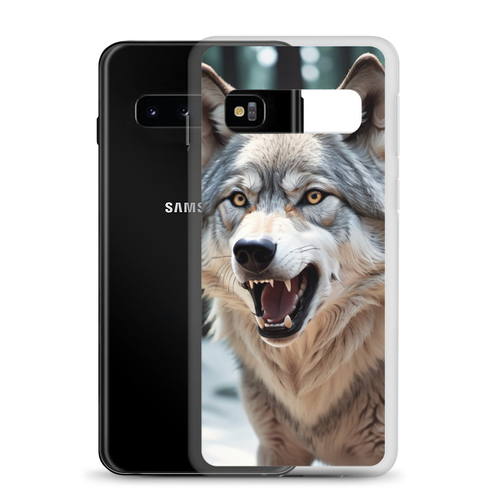 🐺 S24 Ultra Case – Fierce Wolf Design | Fits Samsung Galaxy S10 to S25 (Plus & Ultra Included)