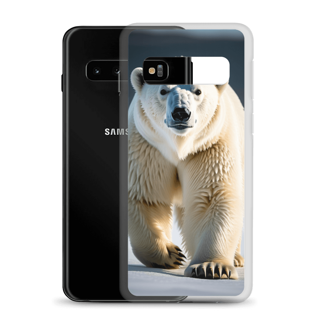 S23 Ultra Case – Polar Bear Design | Fits Galaxy S10 to S25 (Plus & Ultra)