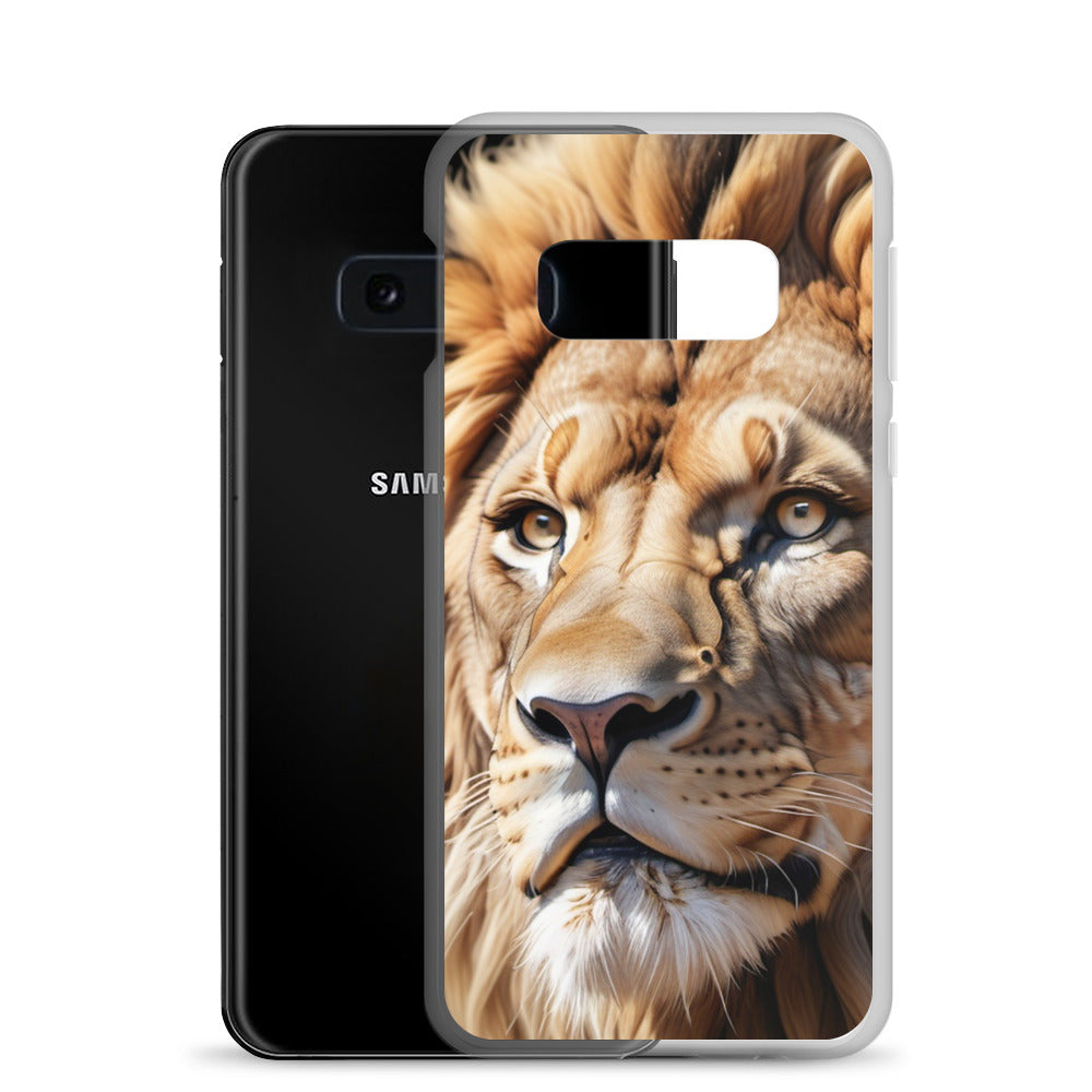 🦁 S24 Ultra Case – Majestic Lion Design | Fits Samsung Galaxy S10 to S25 (Plus & Ultra Included)