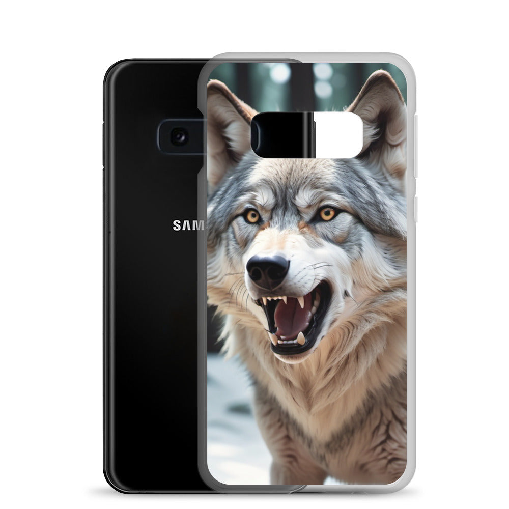 🐺 S24 Ultra Case – Fierce Wolf Design | Fits Samsung Galaxy S10 to S25 (Plus & Ultra Included)