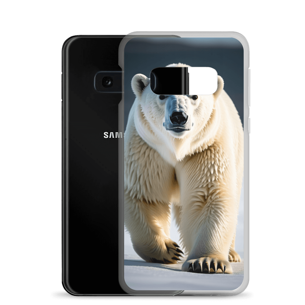 S23 Ultra Case – Polar Bear Design | Fits Galaxy S10 to S25 (Plus & Ultra)