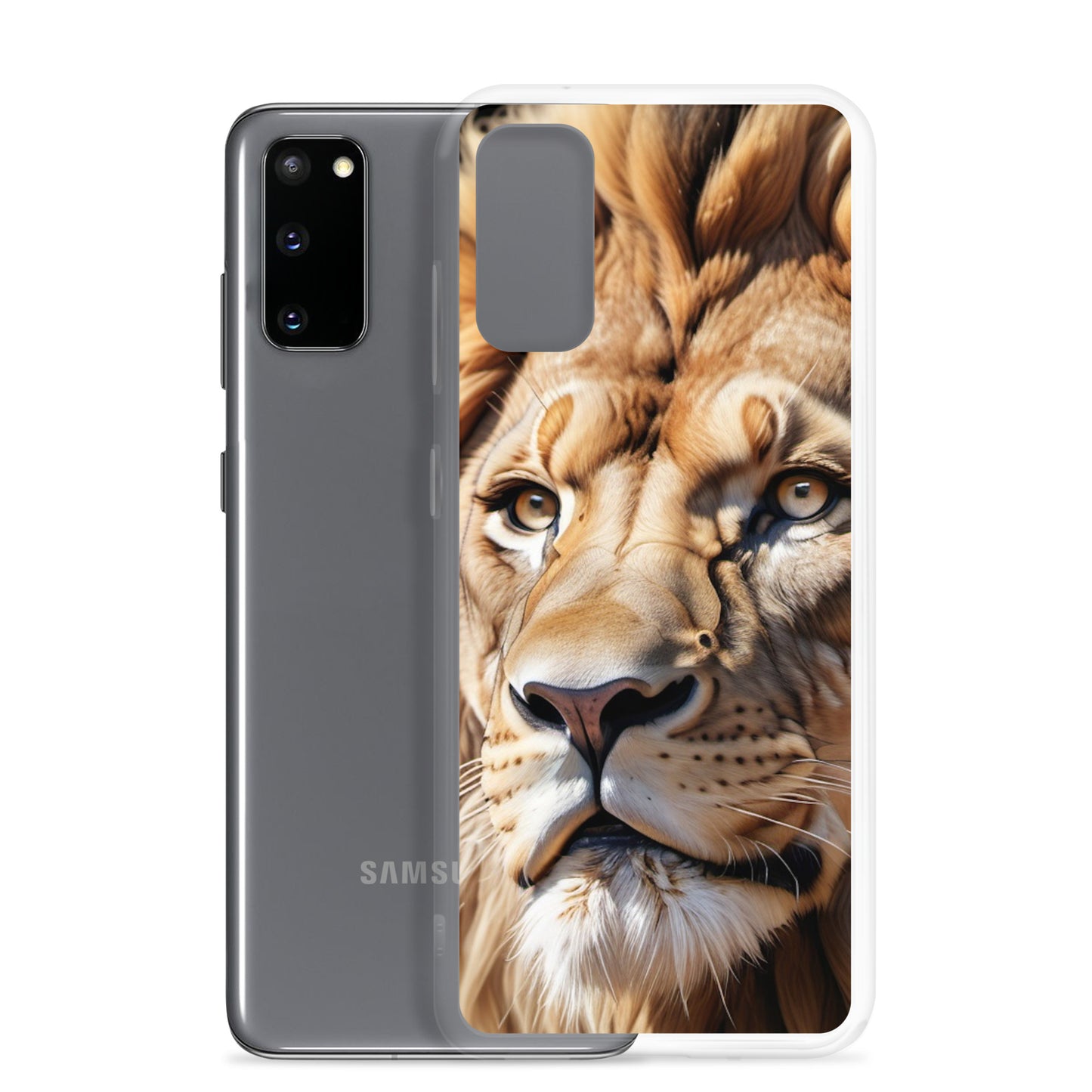 🦁 S24 Ultra Case – Majestic Lion Design | Fits Samsung Galaxy S10 to S25 (Plus & Ultra Included)