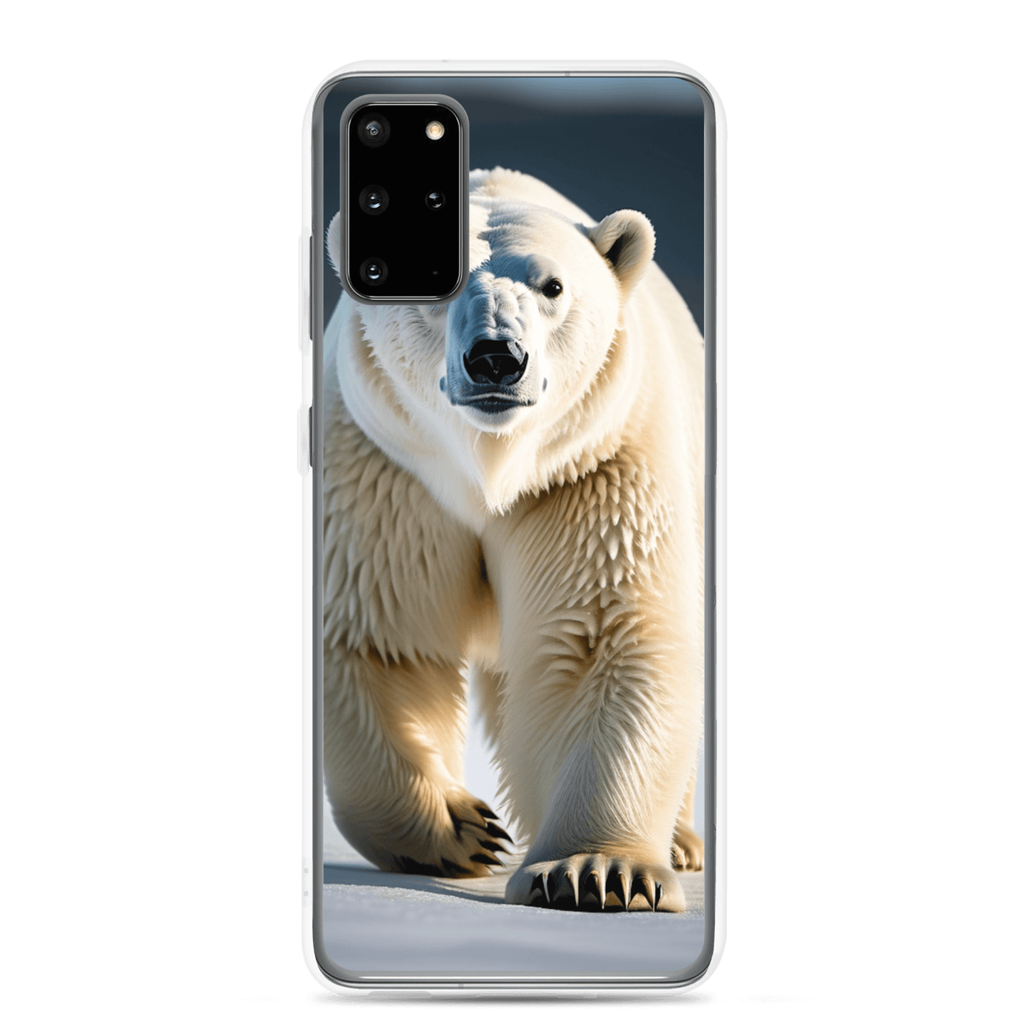 S23 Ultra Case – Polar Bear Design | Fits Galaxy S10 to S25 (Plus & Ultra) Samsung Galaxy S20 Plus