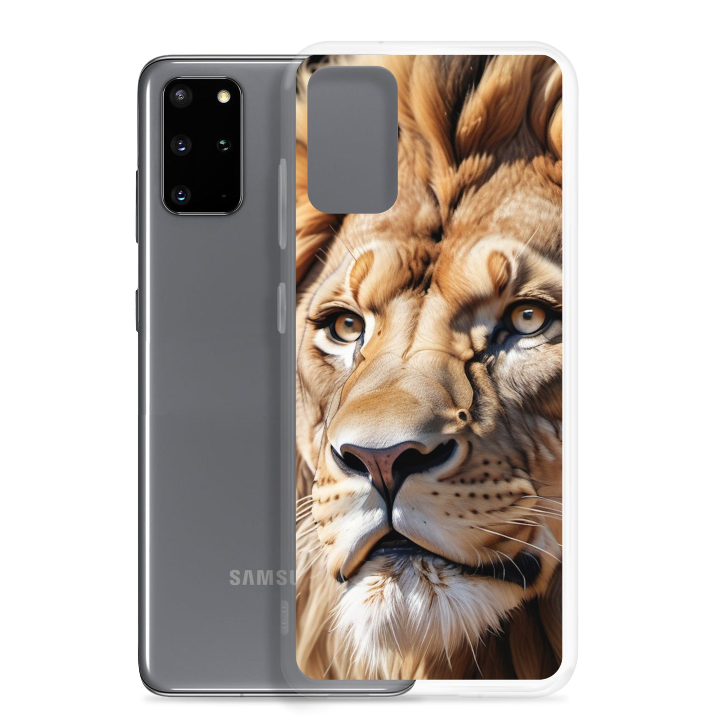 🦁 S24 Ultra Case – Majestic Lion Design | Fits Samsung Galaxy S10 to S25 (Plus & Ultra Included)