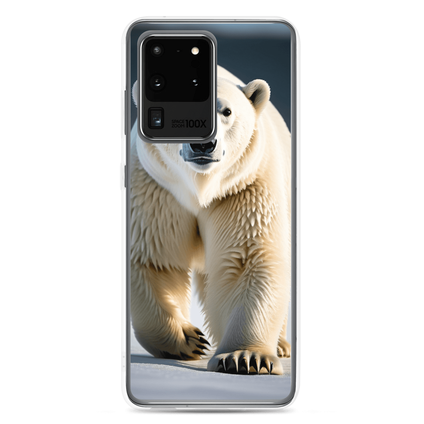 S23 Ultra Case – Polar Bear Design | Fits Galaxy S10 to S25 (Plus & Ultra) Samsung Galaxy S20 Ultra