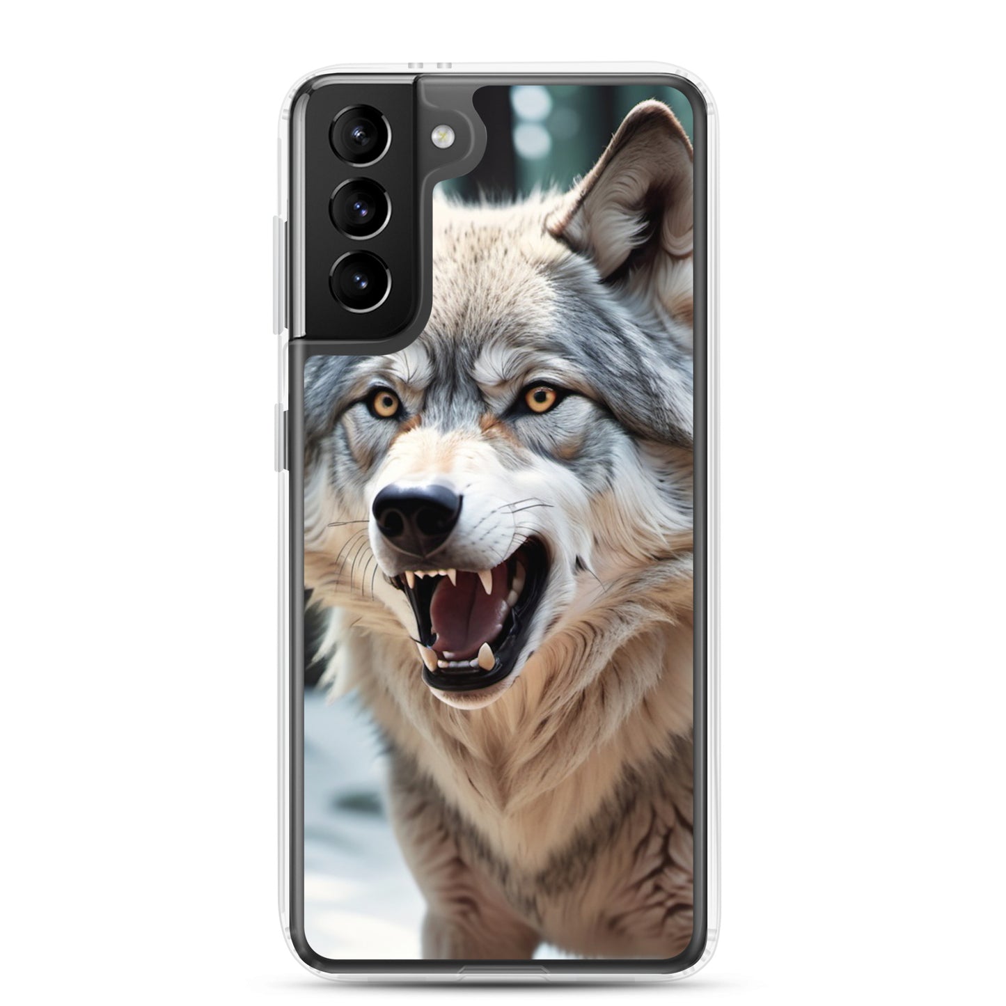 🐺 S24 Ultra Case – Fierce Wolf Design | Fits Samsung Galaxy S10 to S25 (Plus & Ultra Included) Samsung Galaxy S21 Plus