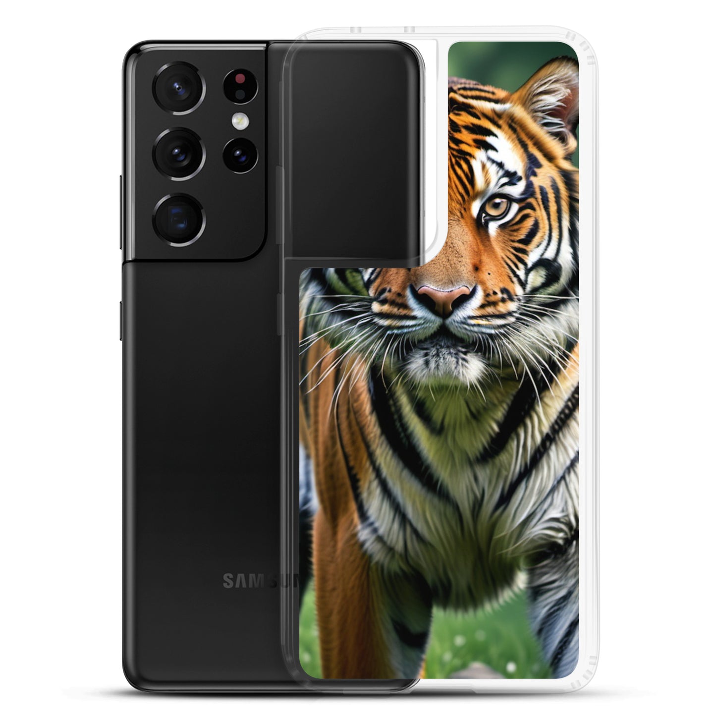 S23 Ultra Case – Majestic Tiger Design | Fits Galaxy S10 to S25 (Plus & Ultra)