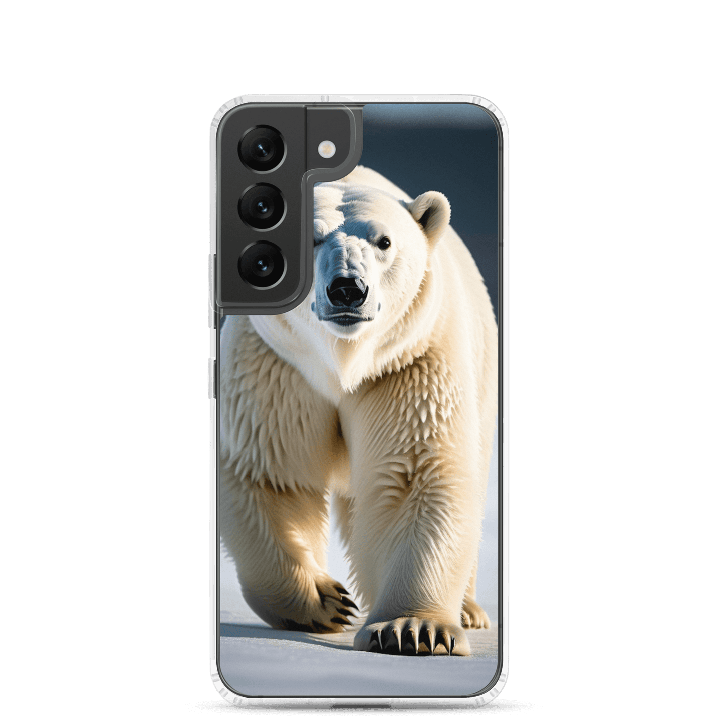 S23 Ultra Case – Polar Bear Design | Fits Galaxy S10 to S25 (Plus & Ultra) Samsung Galaxy S22
