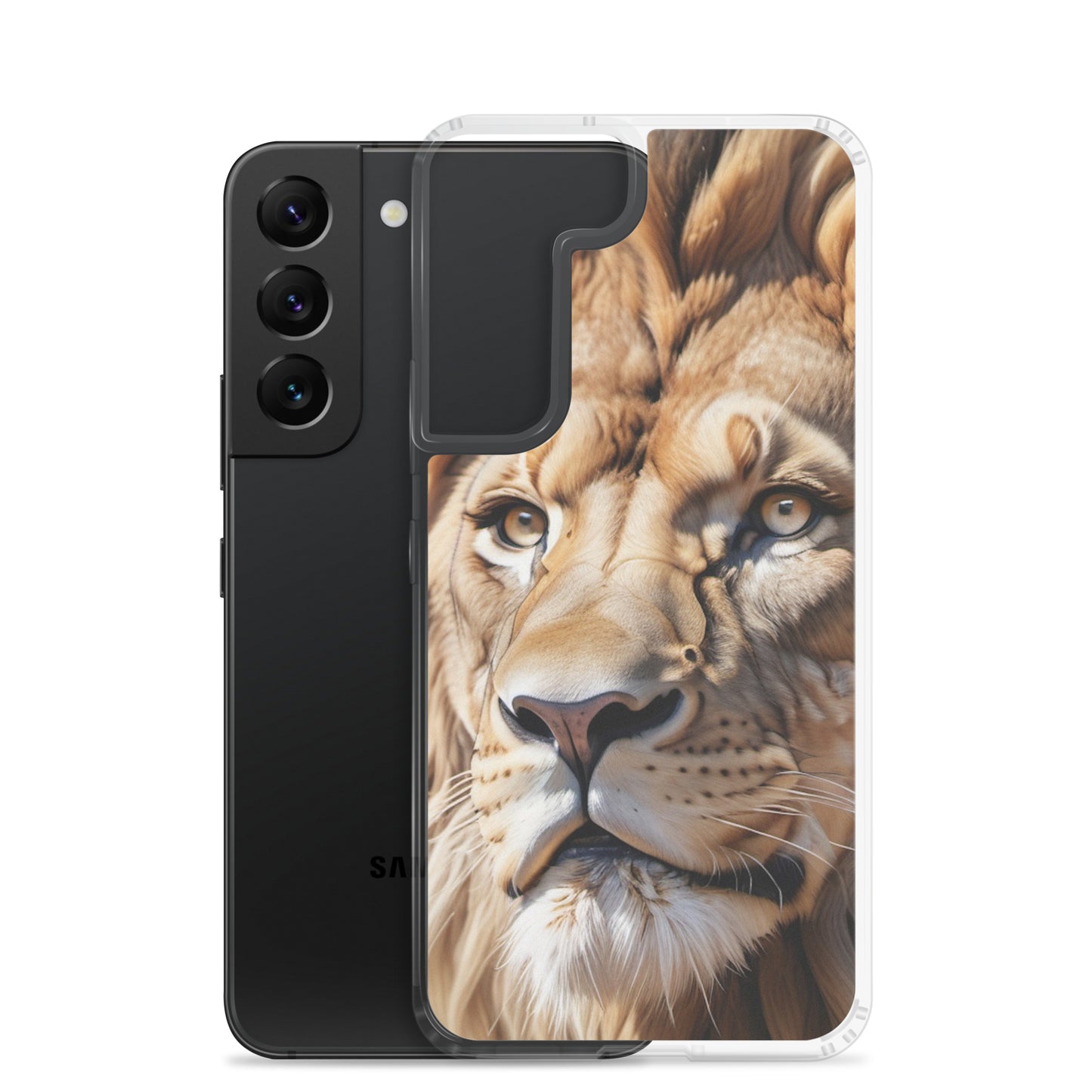 🦁 S24 Ultra Case – Majestic Lion Design | Fits Samsung Galaxy S10 to S25 (Plus & Ultra Included)