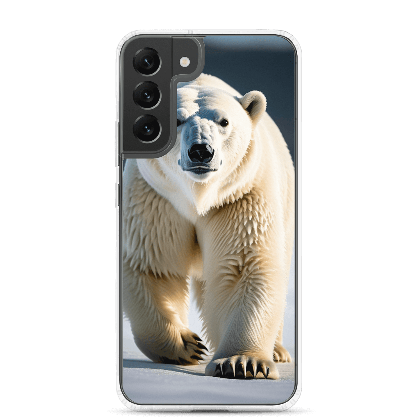 S23 Ultra Case – Polar Bear Design | Fits Galaxy S10 to S25 (Plus & Ultra) Samsung Galaxy S22 Plus