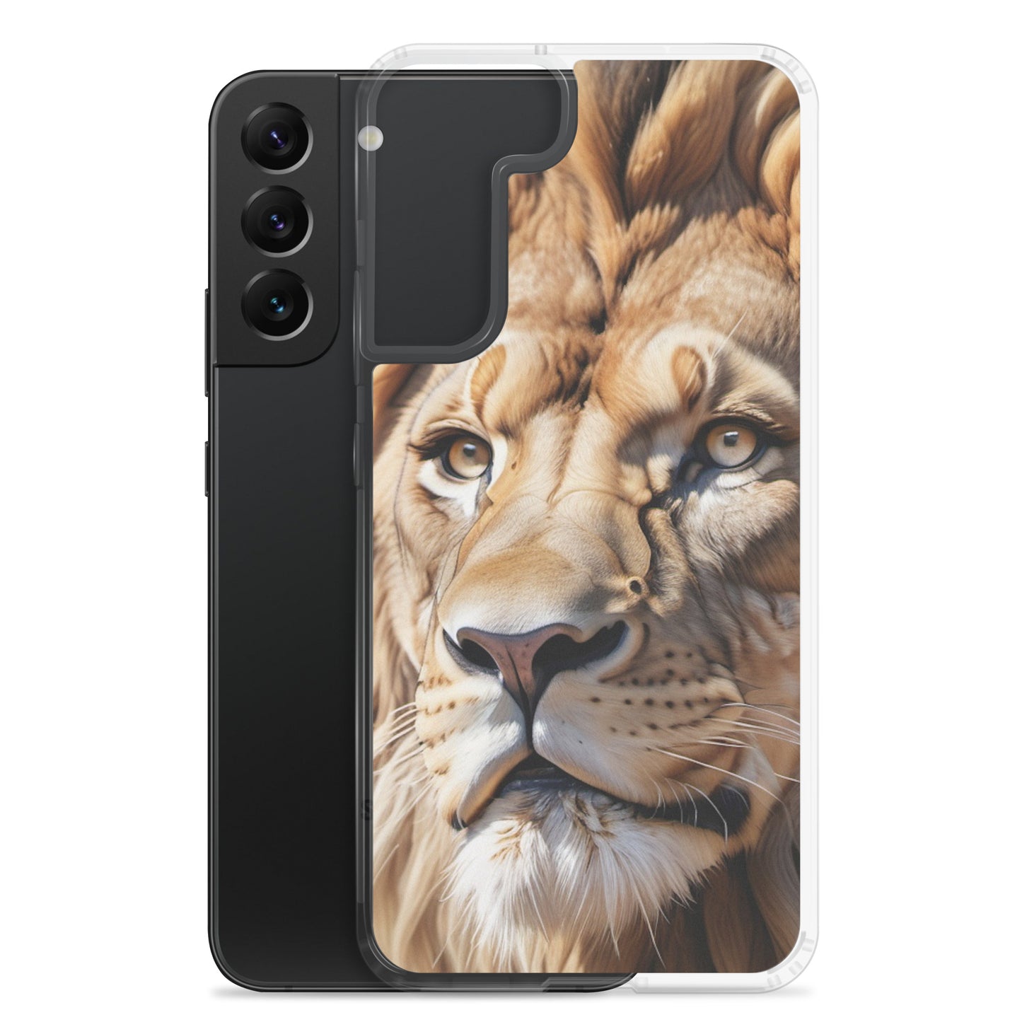 🦁 S24 Ultra Case – Majestic Lion Design | Fits Samsung Galaxy S10 to S25 (Plus & Ultra Included)