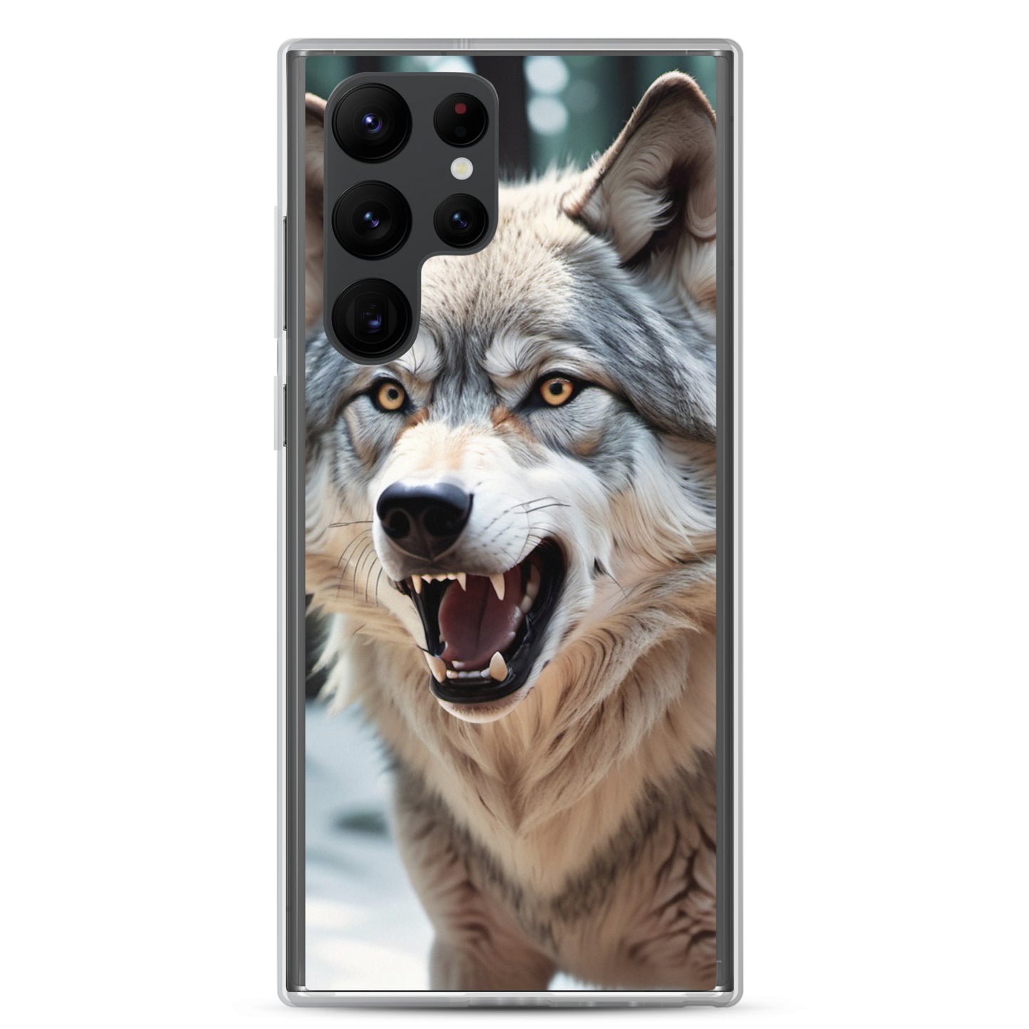 🐺 S24 Ultra Case – Fierce Wolf Design | Fits Samsung Galaxy S10 to S25 (Plus & Ultra Included) Samsung Galaxy S22 Ultra