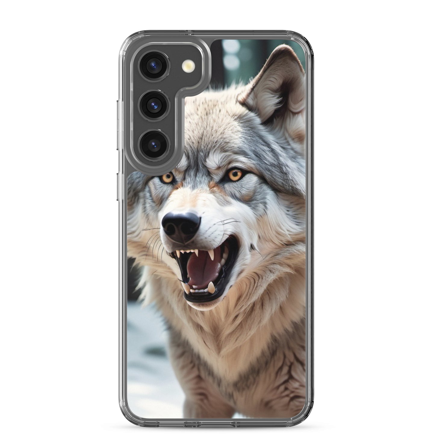 🐺 S24 Ultra Case – Fierce Wolf Design | Fits Samsung Galaxy S10 to S25 (Plus & Ultra Included) Samsung Galaxy S23 Plus