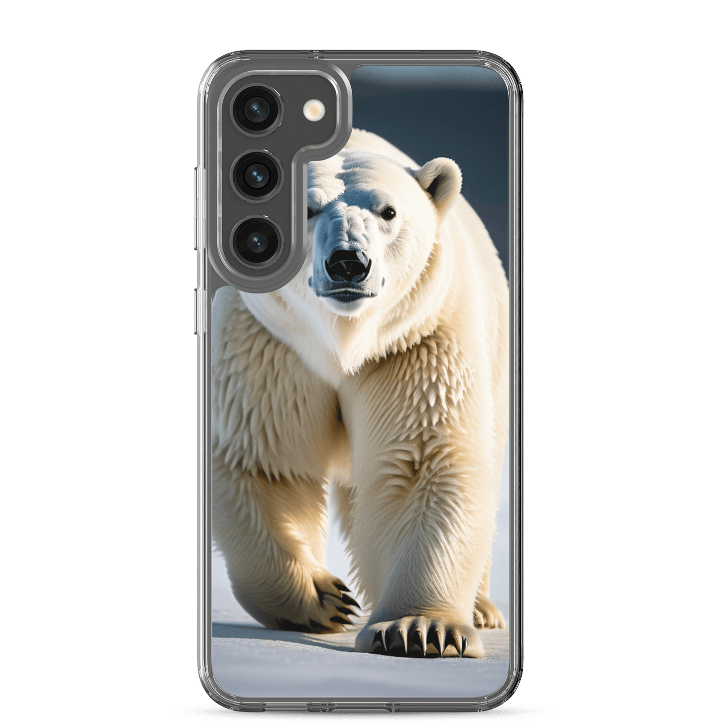 S23 Ultra Case – Polar Bear Design | Fits Galaxy S10 to S25 (Plus & Ultra) Samsung Galaxy S23 Plus