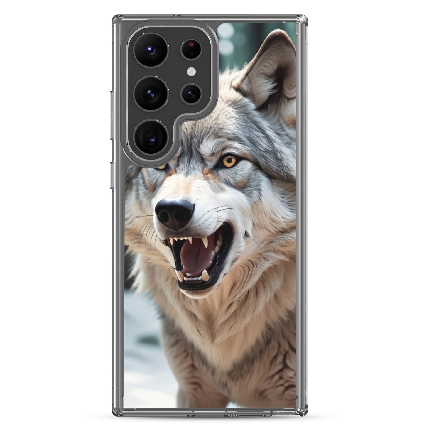 🐺 S24 Ultra Case – Fierce Wolf Design | Fits Samsung Galaxy S10 to S25 (Plus & Ultra Included) Samsung Galaxy S23 Ultra
