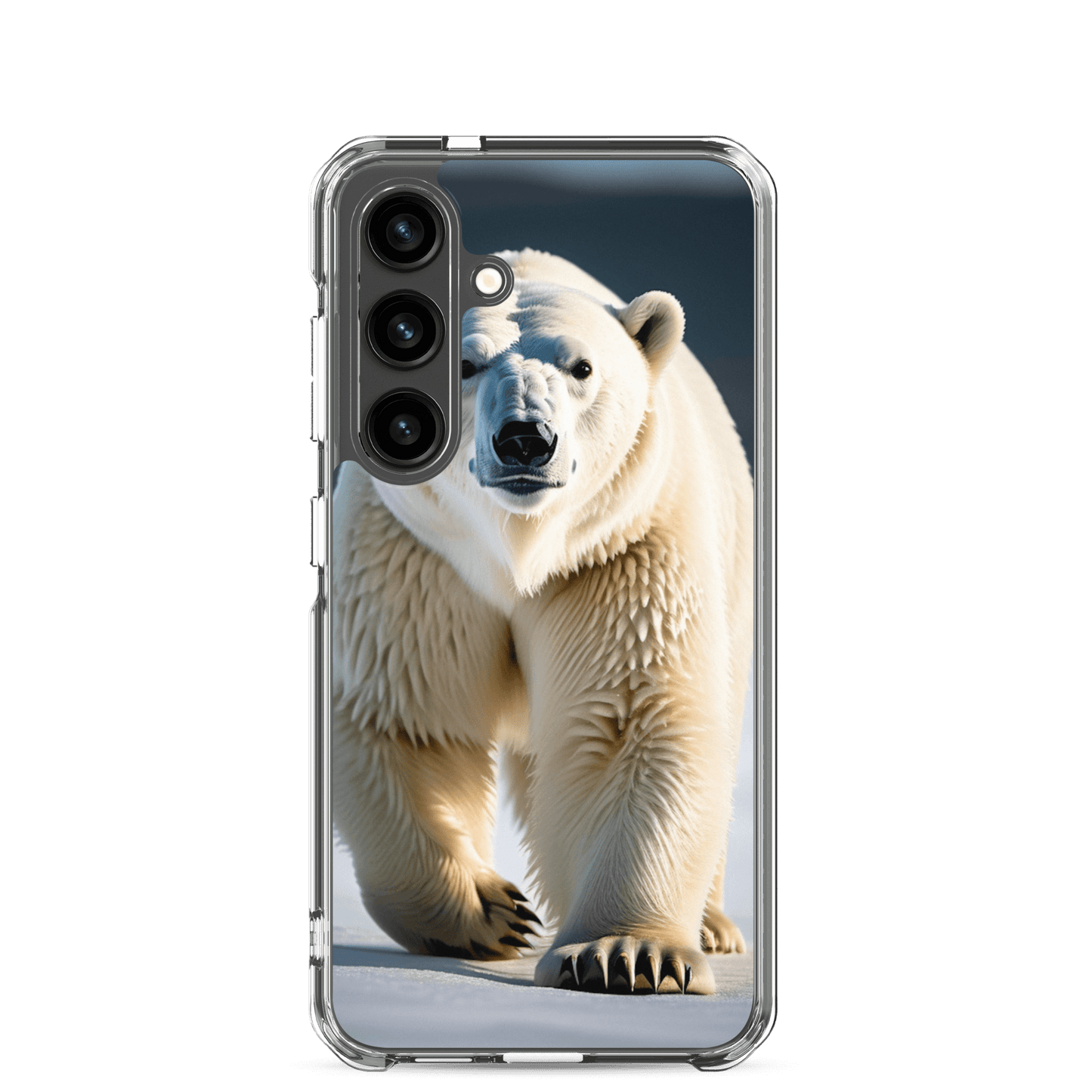 S23 Ultra Case – Polar Bear Design | Fits Galaxy S10 to S25 (Plus & Ultra) Samsung Galaxy S24