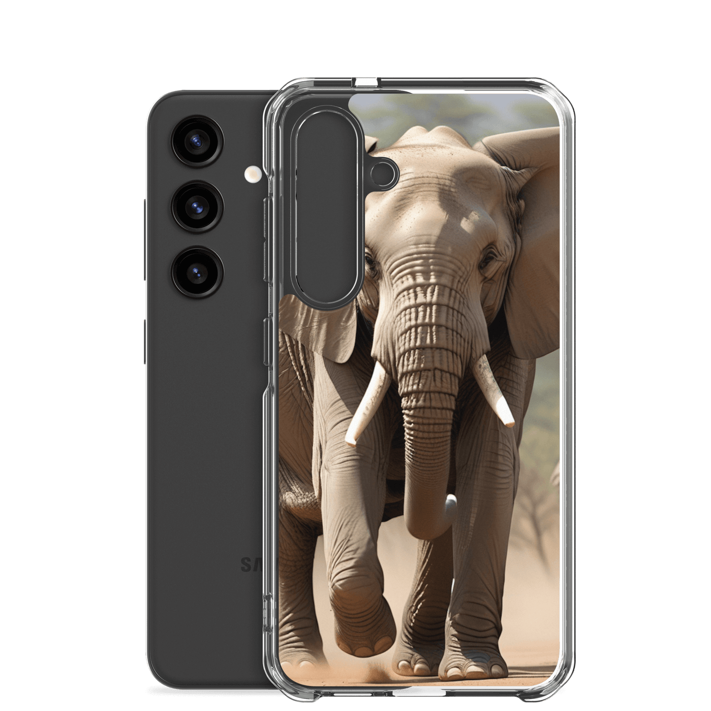 S22 Ultra Case – Elephant Design | Fits Galaxy S10 to S25 (Plus & Ultra)