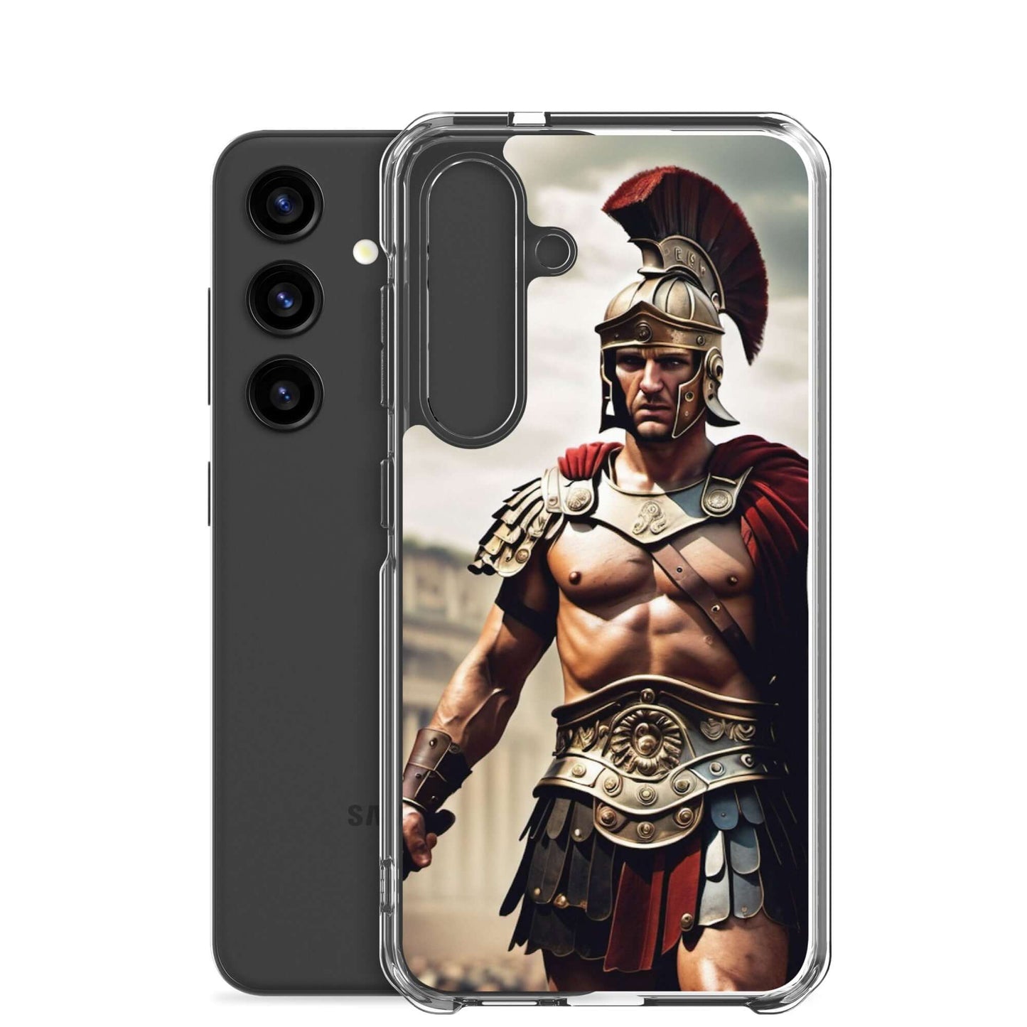 S22 Ultra Case – Roman Gladiator Design | Fits Galaxy S10 to S25 (Plus & Ultra)